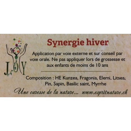 Synergie hiver - huiles essentielles 10ml